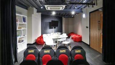 Cinema and games room
