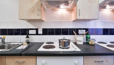 Shared kitchen & living area (Medium layout)