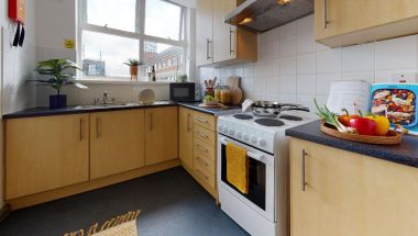 共享厨房和起居空间